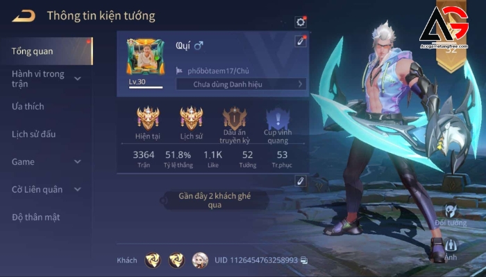 Acc Liên Quân Free không bị khóa (5)