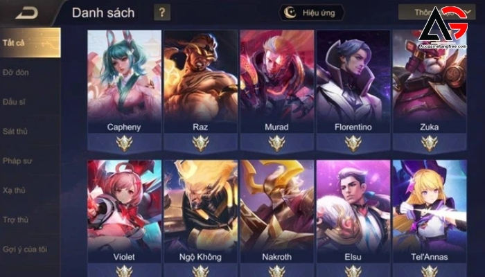 Acc Liên Quân miễn phí trắng thông tin (6)
