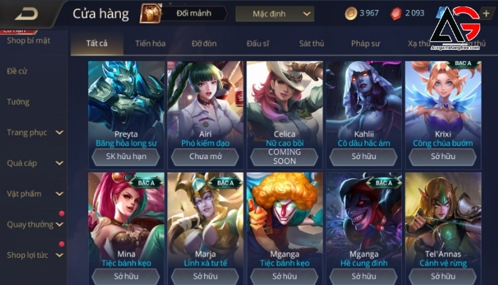 Acc Liên Quân miễn phí trắng thông tin (9)