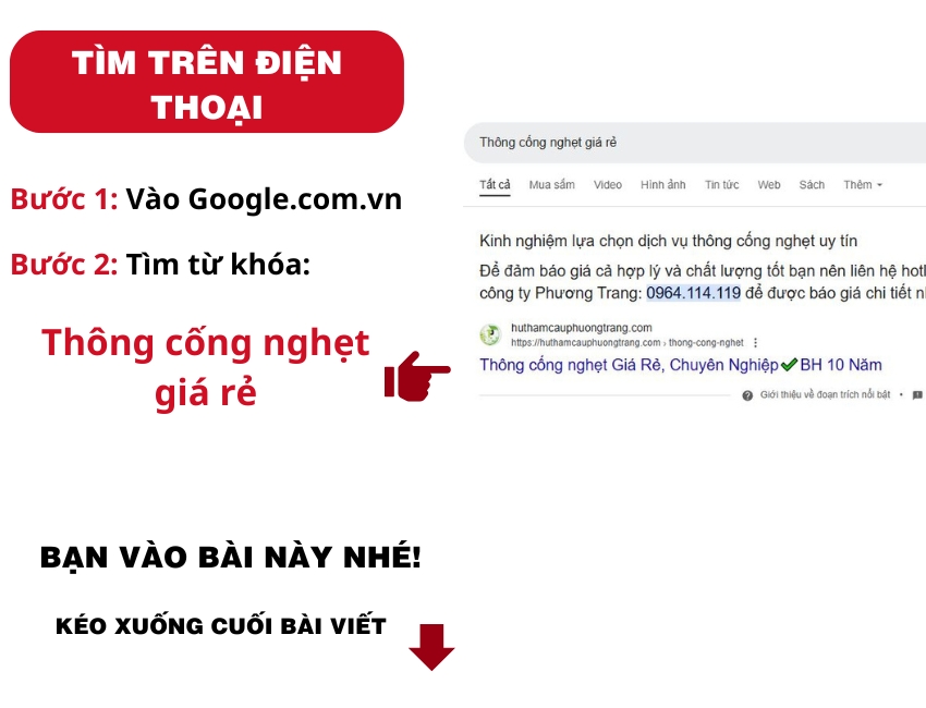 Thong cong nghet gia re